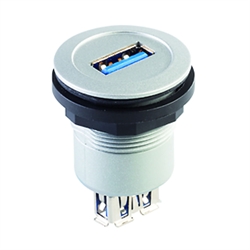 Einbaubuchse USB 3.0, Buchse A / Buchse A , Produktphoto