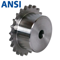 Kettenräder KRS mit einseitiger Nabe, ANSI 25-1 (ASA 04 C-1, ex DIN 8188), Produktphoto