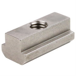 Muttern ähnlich DIN 508 für T-Nuten DIN 650, lange Form, Edelstahl, Produktphoto