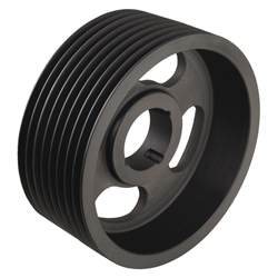 Keilriemenscheiben für Taper-Spannbuchsen, Profil C, SPC und XPC (22), 8-rillig, Produktphoto