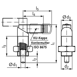 Rastriegel 612, Stahl, Technische Zeichnung