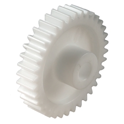 Stirnzahnräder aus Polyacetal Modul 0,5, Produktphoto